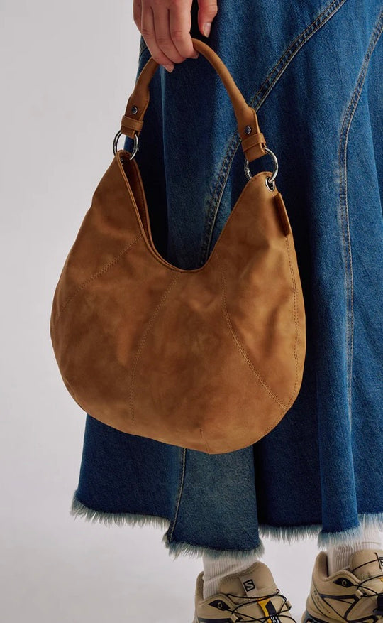 Mischa Shoulder Bag Caramel Nubuck