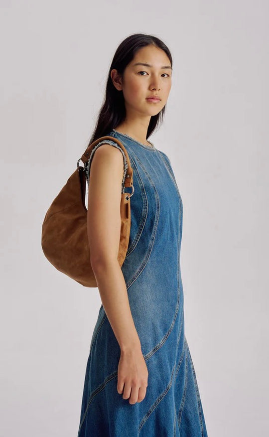 Mischa Shoulder Bag Caramel Nubuck
