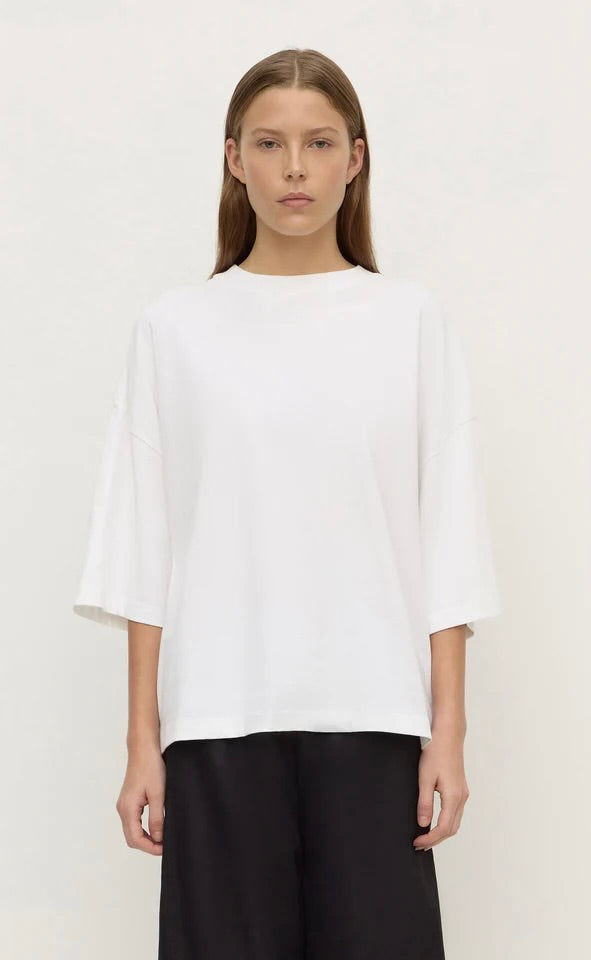 Max Cotton Oversized Tee White