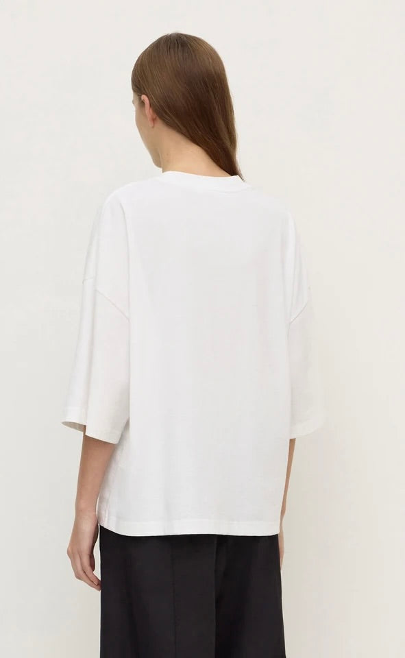 Max Cotton Oversized Tee White