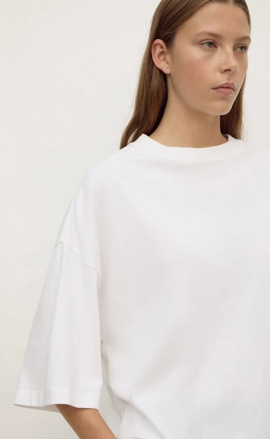 Max Cotton Oversized Tee White