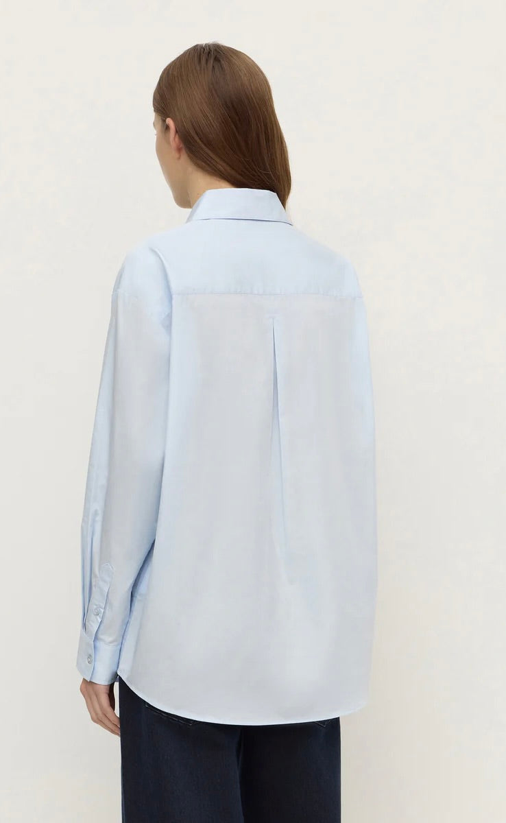 Micha Poplin L/S Shirt Powder Blue