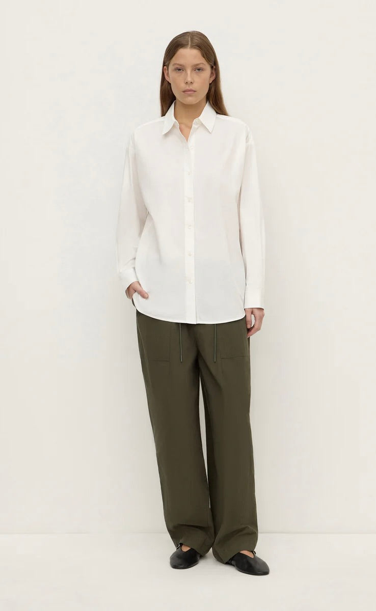 Micha Poplin L/S Shirt White