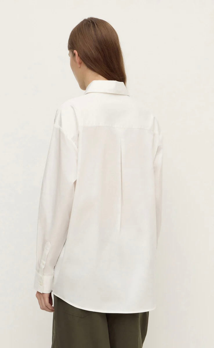 Micha Poplin L/S Shirt White