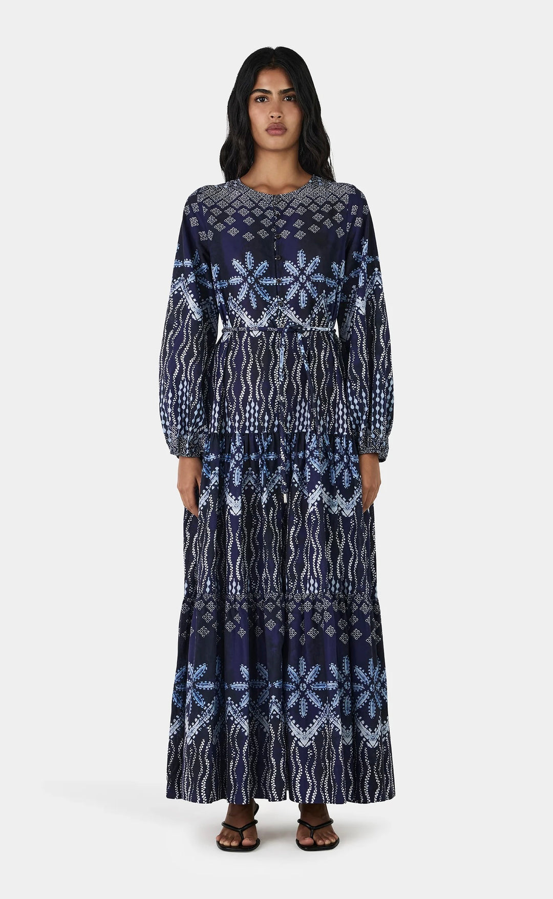Nia Maxi Dress Indigo Drift