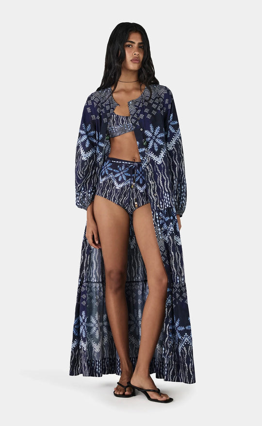 Nia Maxi Dress Indigo Drift