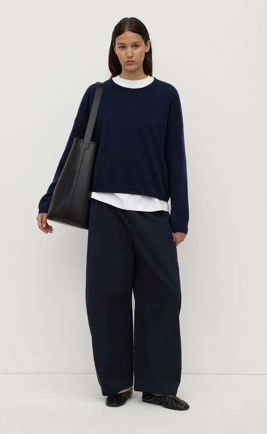 Lola Barrel Pant Navy