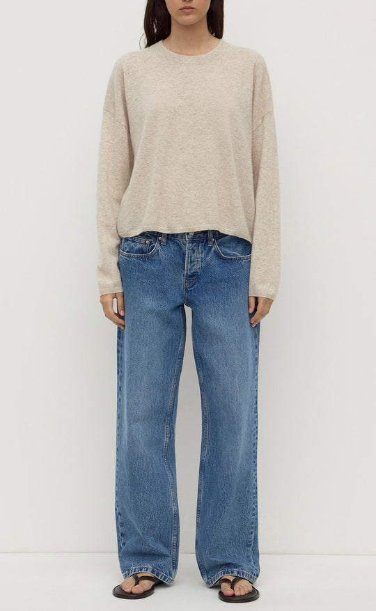 Odelle Cashmere Knit Oat Marle