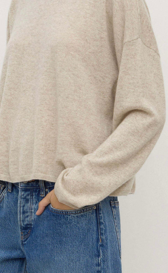 Odelle Cashmere Knit Oat Marle