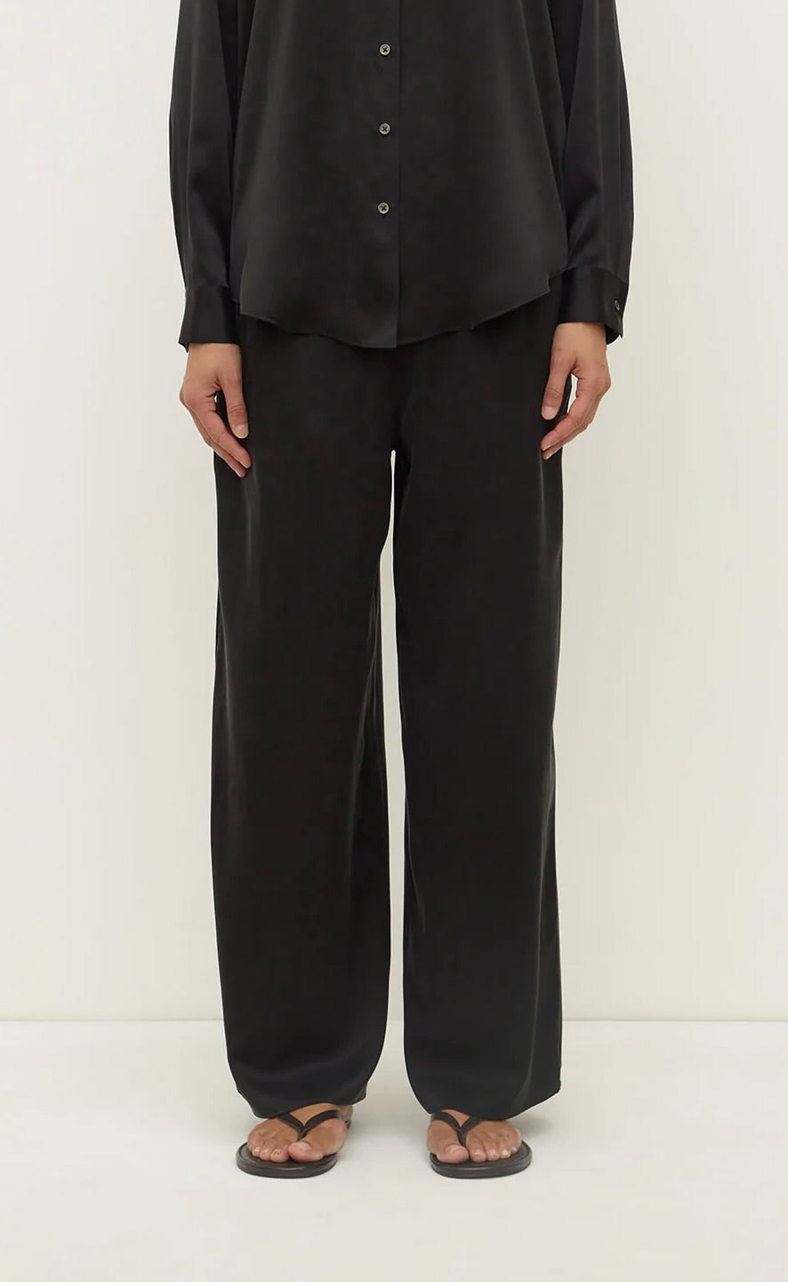 Pippa Silk Pant Black