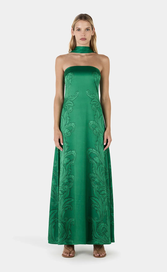 Rhiannion Dress Royal Paisley