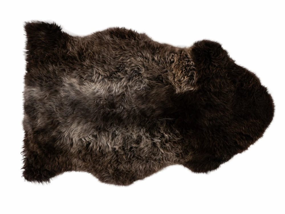 Sheepskin Rug Natural Black
