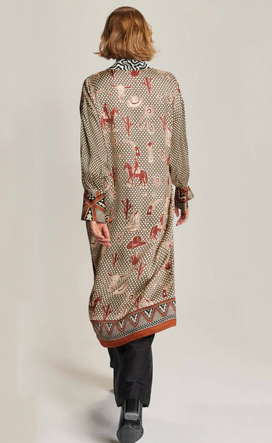 Athena Collar Button Up Dress Rodeo