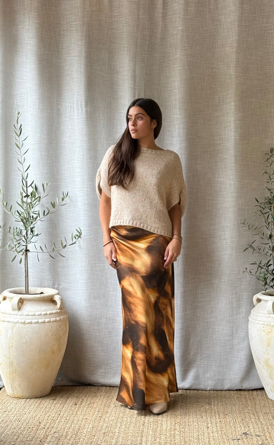 Renee Maxi Skirt Flame