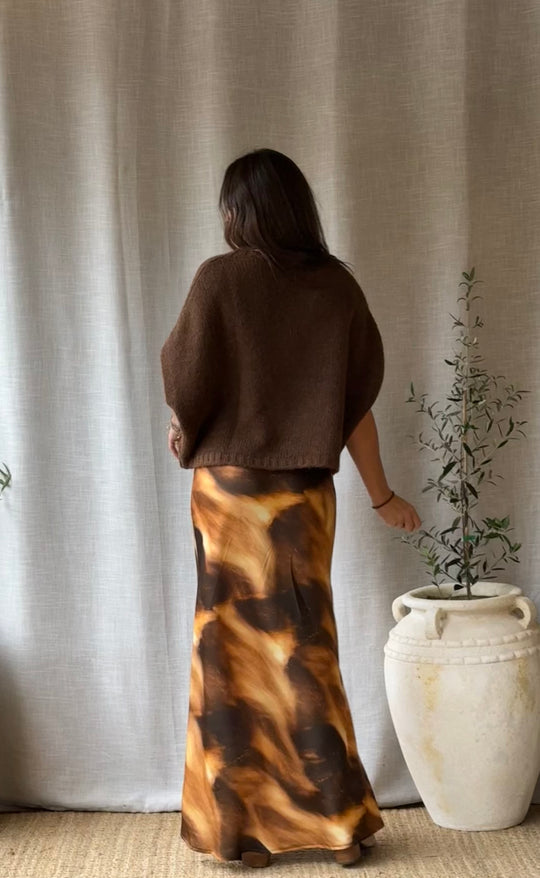 Renee Maxi Skirt Flame