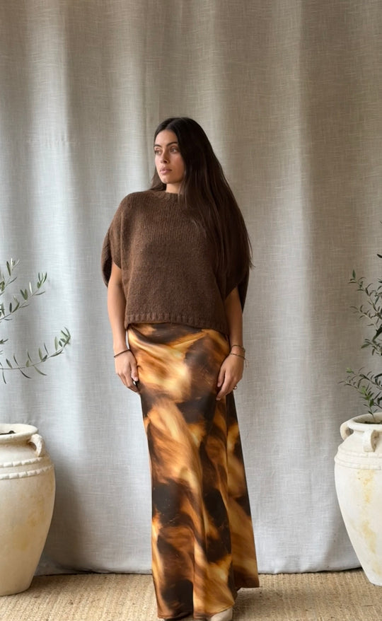 Renee Maxi Skirt Flame