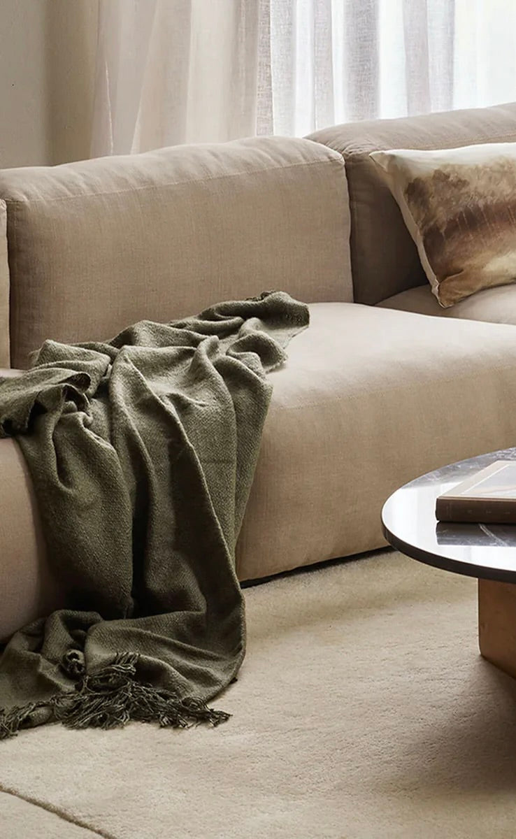 Richmond Throw Dark Olive