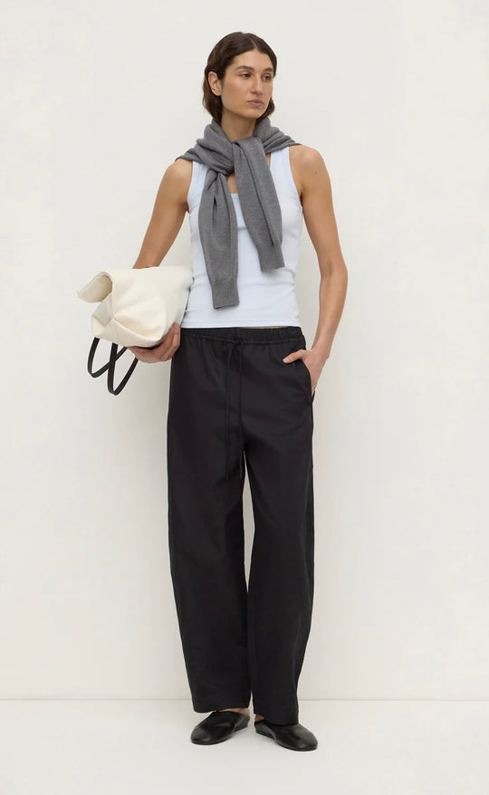 Robyn Scop Neck Rib Tank Powder Blue
