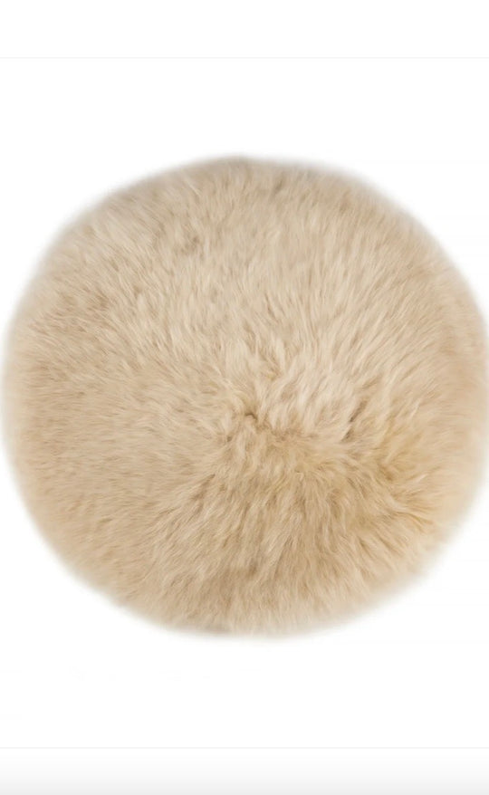 Sheepskin Circle Seat Pad Nappa