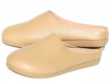 Scandi Slipper Shoe Caramel
