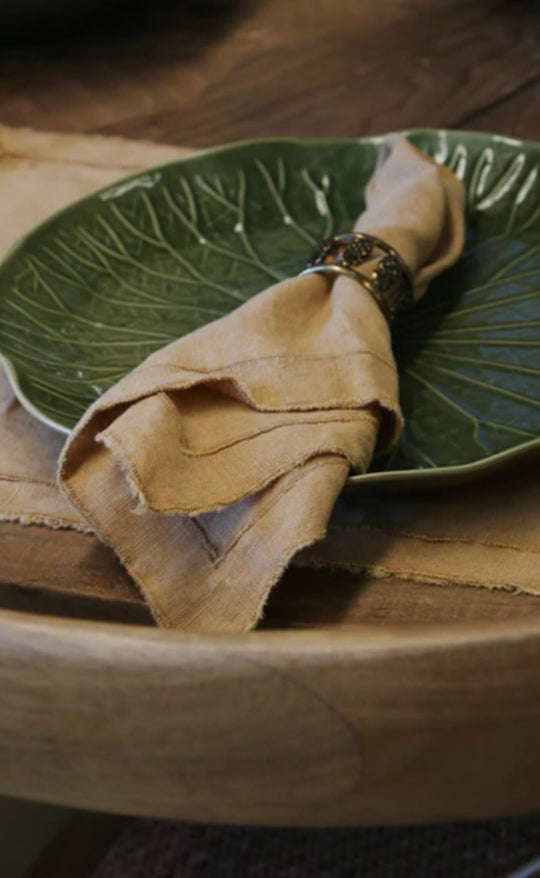 Old Gold Linen Napkin set of 4