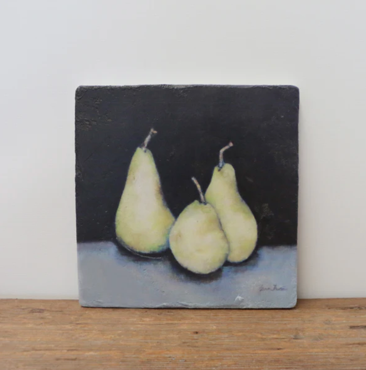 Midnight Pears Trivet