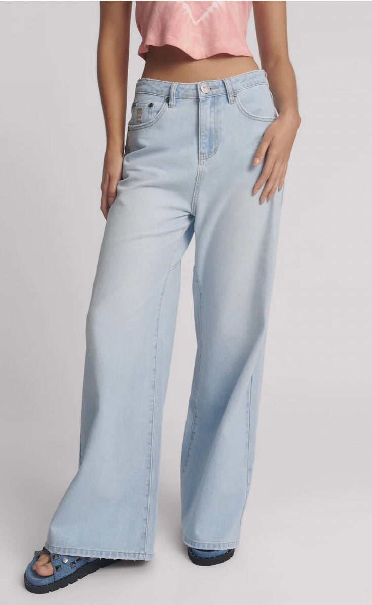 Love Machines Blue Heart Jeans