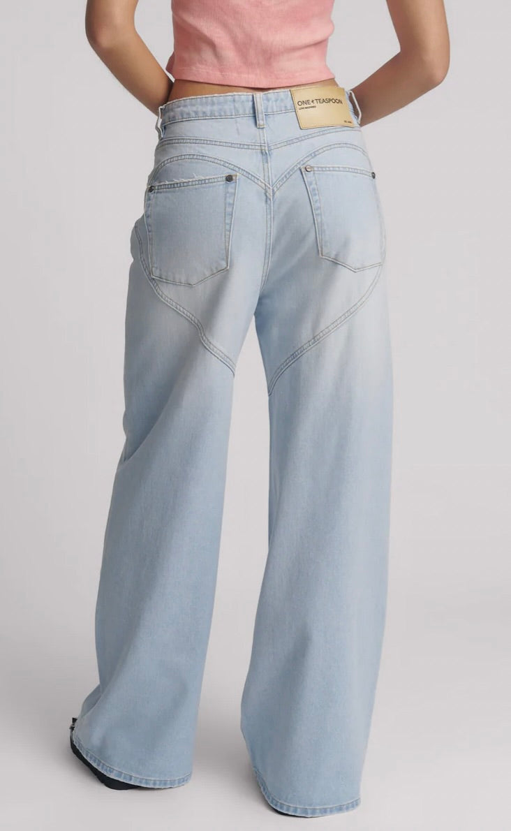 Love Machines Blue Heart Jeans