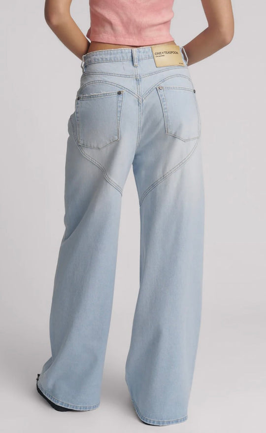 Love Machines Blue Heart Jeans
