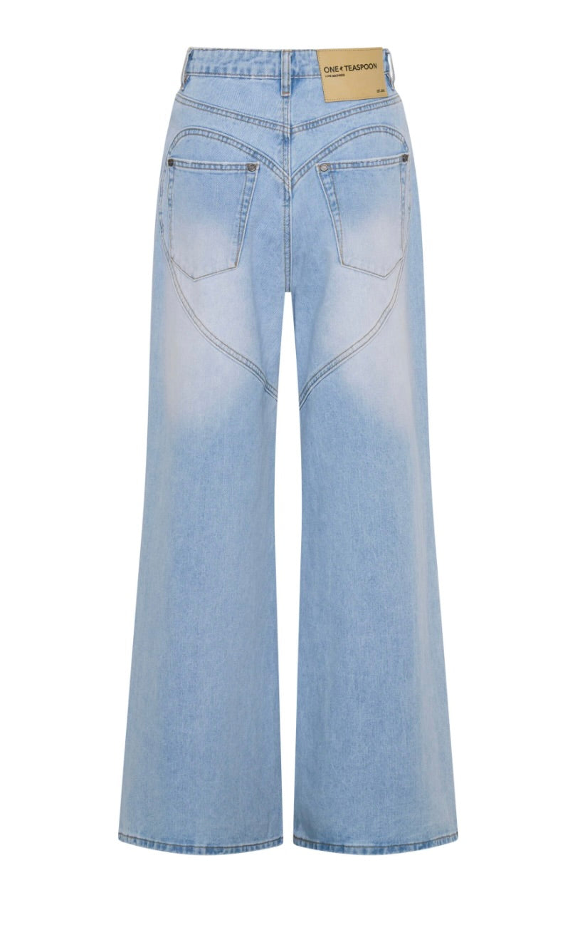 Love Machines Blue Heart Jeans