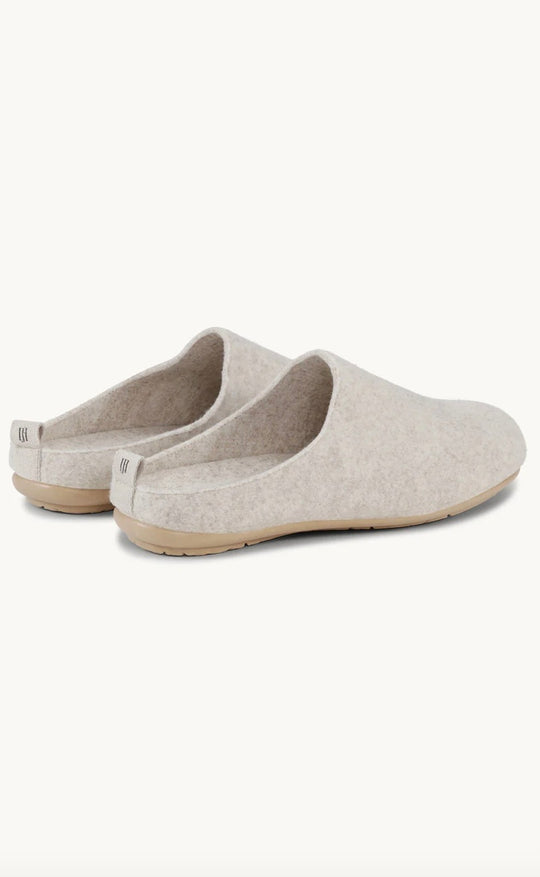 Wool Slip-On Creme Wheat