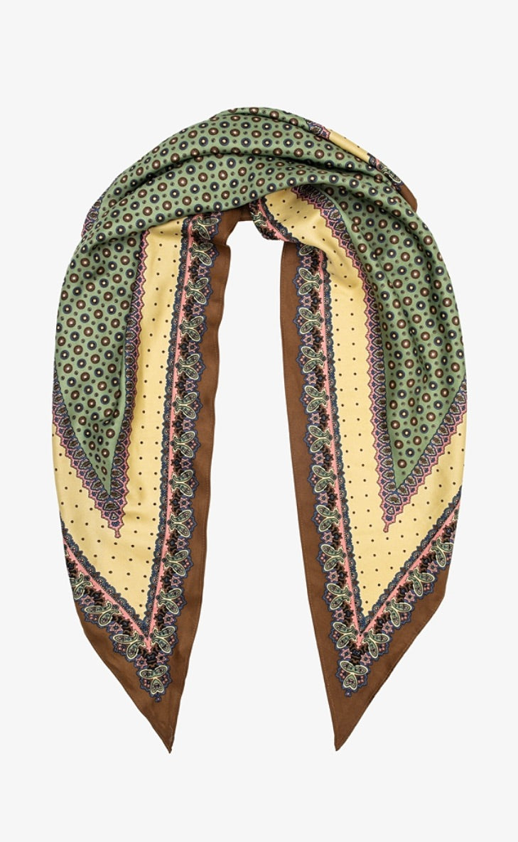 Triangle Scarf | Indira Olive