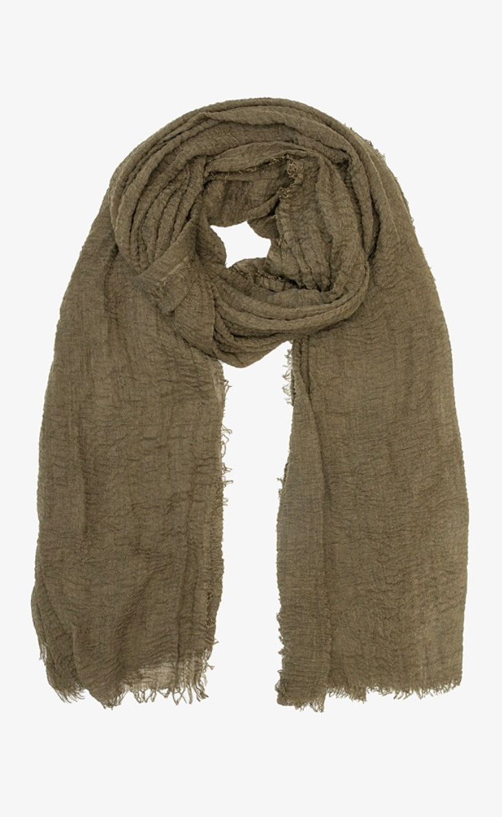 Colour Block Scarf | Olive