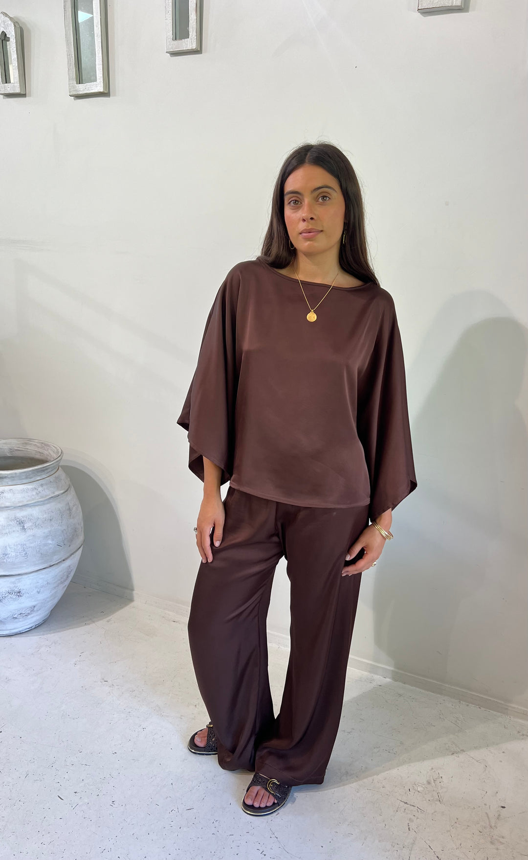 Senna Top Coco Satin