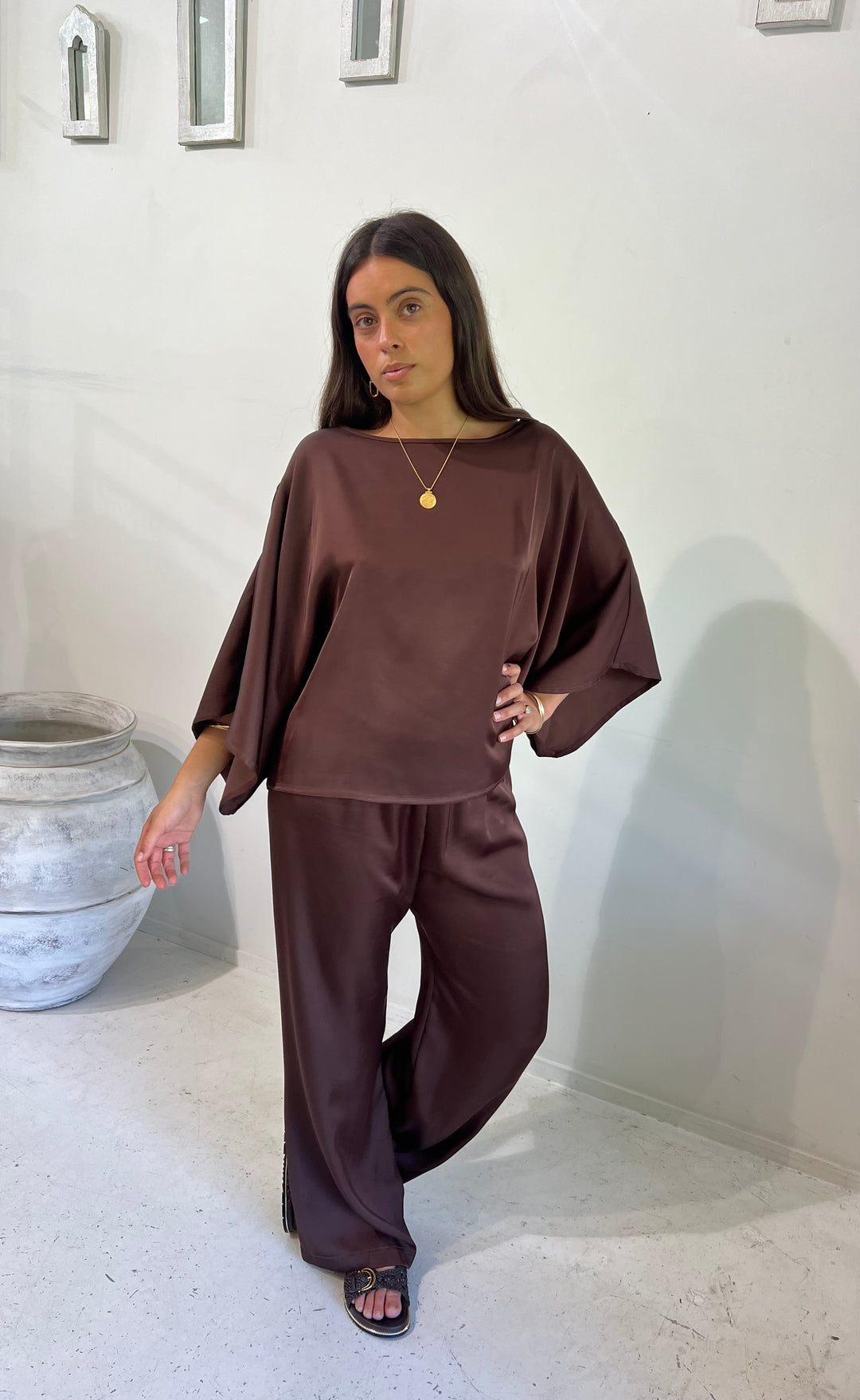 Senna Top Coco Satin