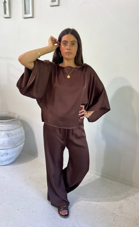 Senna Top Coco Satin