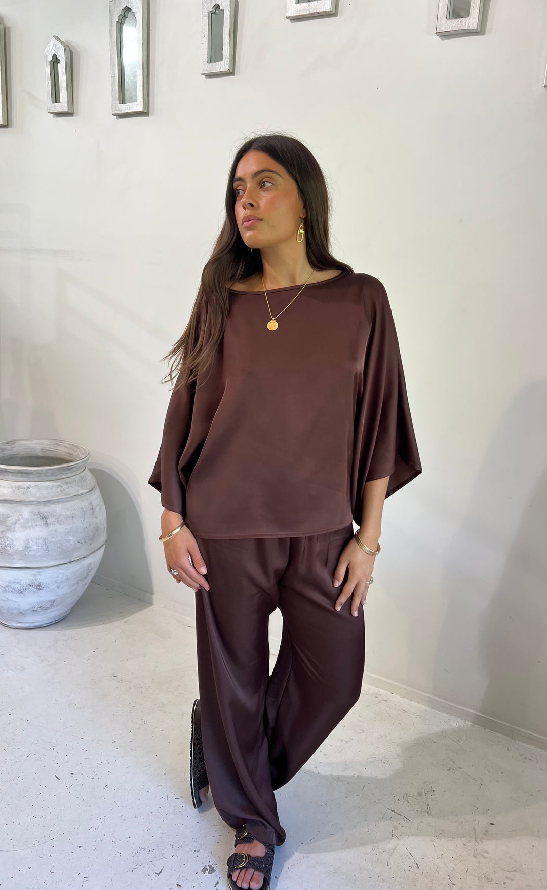 Senna Top Coco Satin