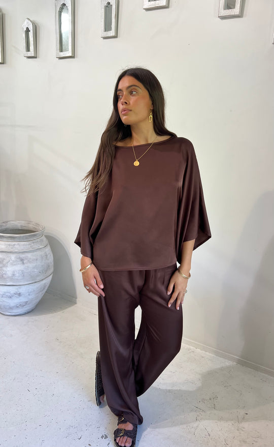 Senna Top Coco Satin