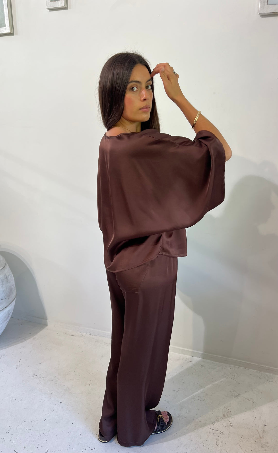 Senna Top Coco Satin