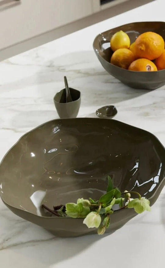 Haan Serving Bowl Olive Large