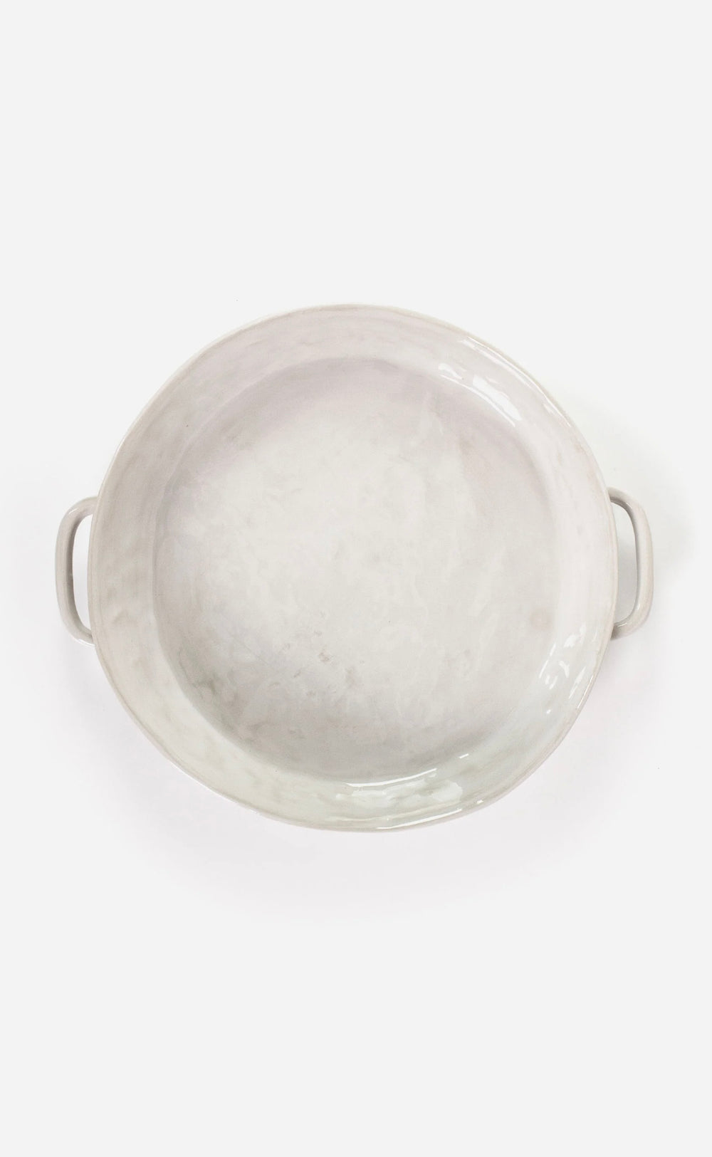 Round Serving Dish Cream