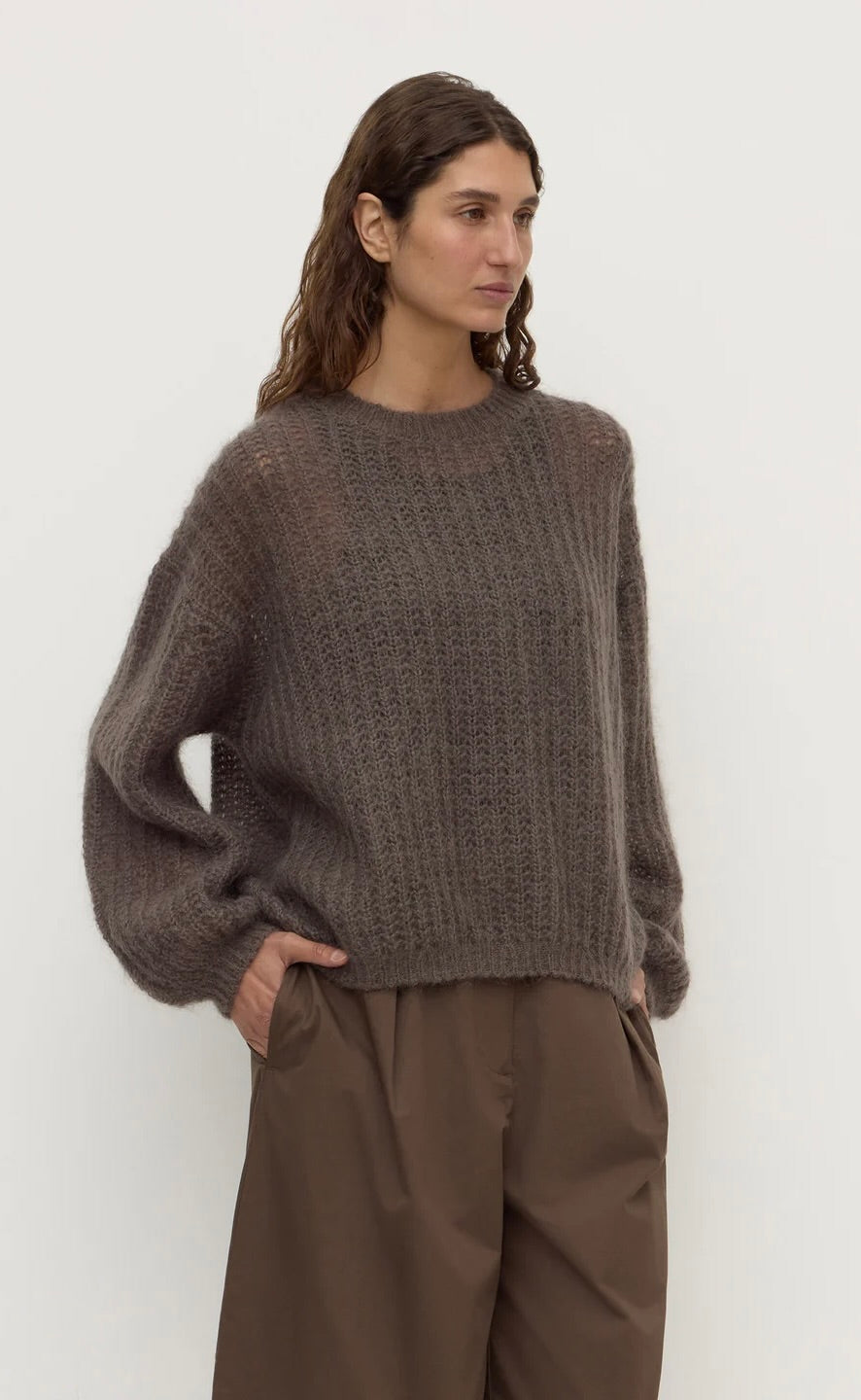 Tulsa Mohair Knit Bark