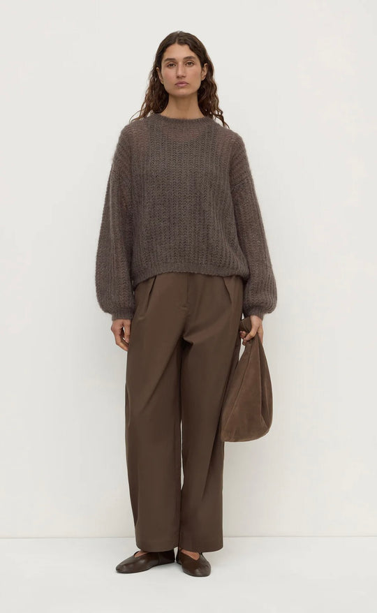 Tulsa Mohair Knit Bark