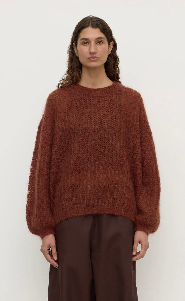 Tulsa Mohari Knit Burnt Amber