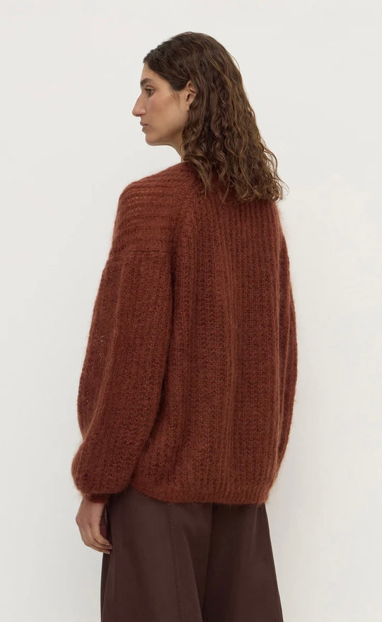 Tulsa Mohari Knit Burnt Amber