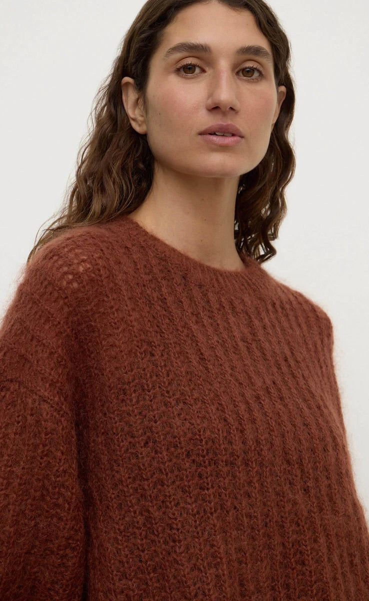 Tulsa Mohari Knit Burnt Amber