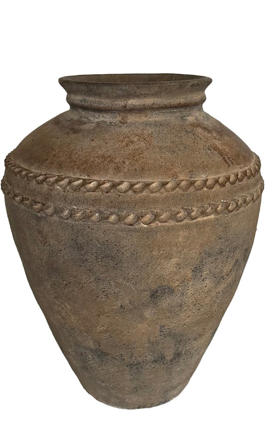 Textured Earthen Urn M