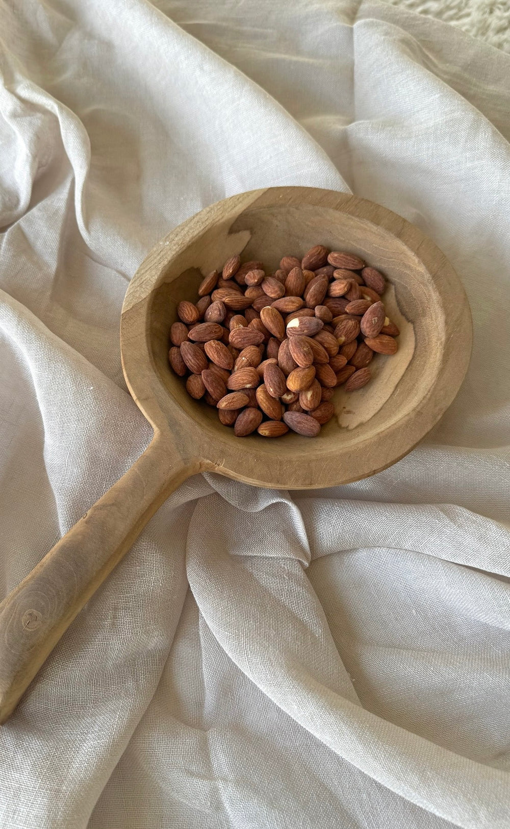 Teak Natural Platter w/ Handle