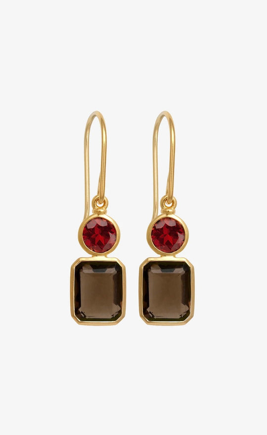 Umber Earrings Gold Vermeil