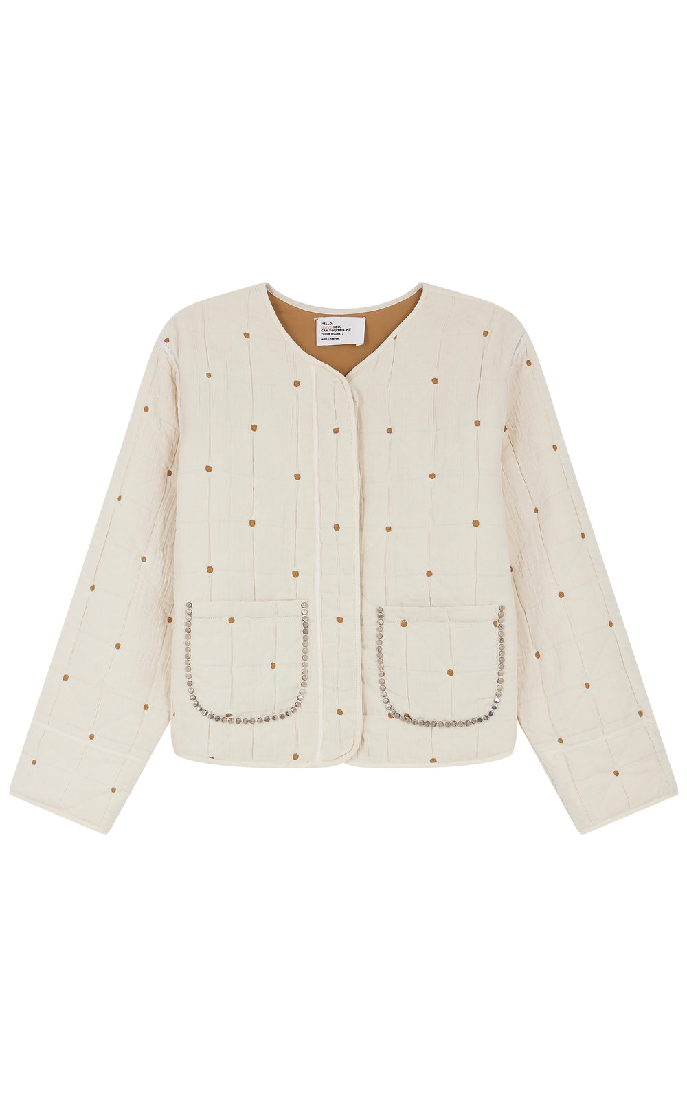 Vahala Quilt Jacket Ecru